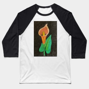 Calla Lily Single Baseball T-Shirt